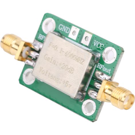 Amplificateur RF Large Bande 0.1‑4000MHz pour Radio Communication avec Connecteur SMA (1/5)