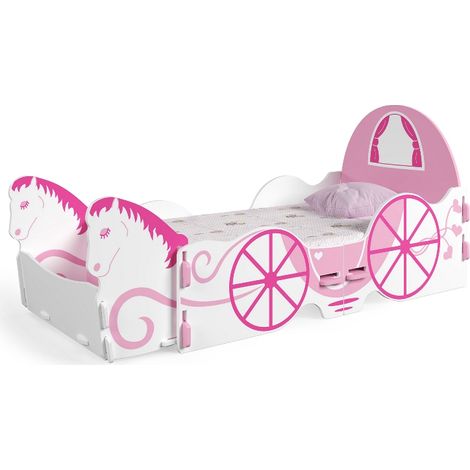 Princess Carriage Junior Bed - L175 x W73 x H80 cm