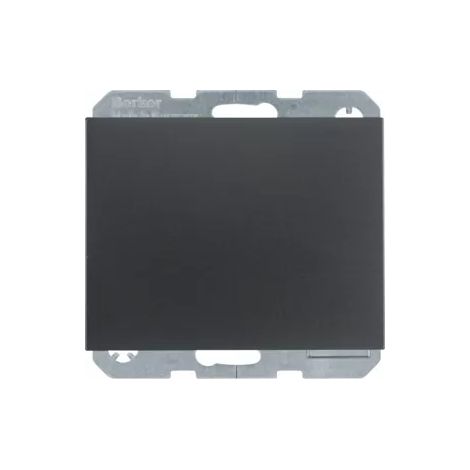 BERKER 47517106 Steckdose SCHUKO mit Klappdeckel Berker K.1 anthrazit, matt-'1004699' (1/2)