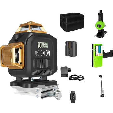 Niveau Laser, 16 Lignes, Faisceau Vert Haute Visibilité, IE16Q-DC11G-H15 (1/2)