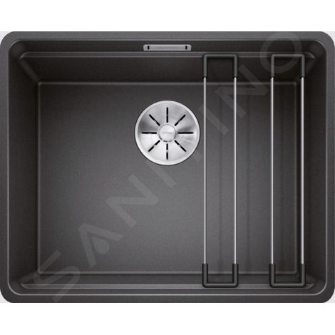 Blanco Etagon 500 - Évier en silgranit, 527x427 mm, avec rails, anthracite 526343 (1/5)