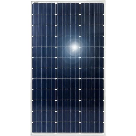 Pannello solare, efficienza 24%, design impermeabile, vetro, 120W, 1 pezzo (1/2)