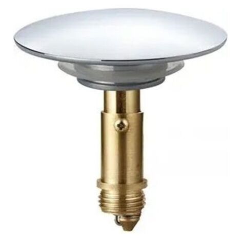 Pop-up-Ablaufgarnitur mit Klick-Klack-Mechanismus, 66 mm, für Bad- und Küchenspülen, massiver verchromter Messingstöpsel (1/4)