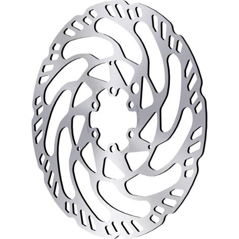 Bremsscheibe – 1-teilig – Stahl – 6 Löcher – E-Bike und Mountainbike – 180 mm