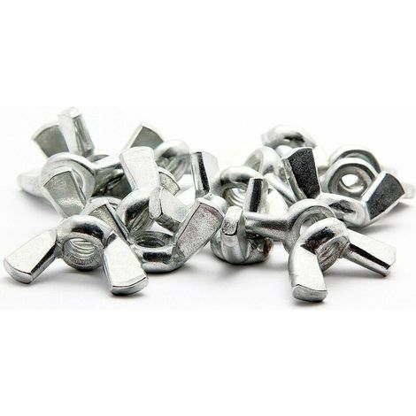 INDUSTRIAL Ecrou Papillon M8 Acier Galvanisé Assortiment Ecrou a Oreille 25 PCS Ecrou a Ailette, Lot Ecrou Oreille, Accessoire Bricolage, Outils Bricolage Outils Pour la Fixation (1/5)