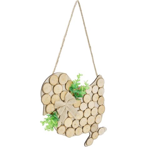 Décorations de Pâques en bois en forme de poussins – écologiques et réutilisables, à faire soi-même pour la maison, le jardin, un restaurant ou un café. (1/5)