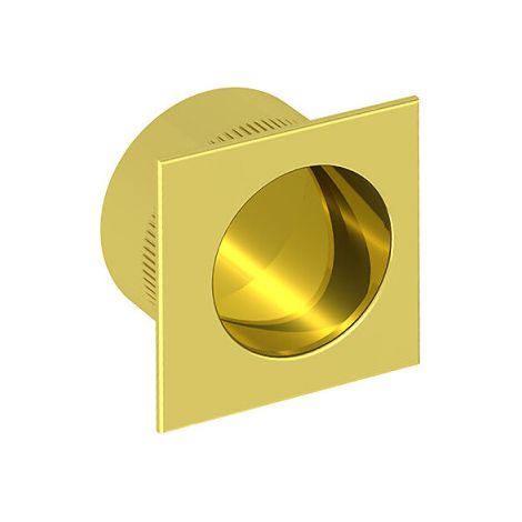 Fingerhülse für Schiebetüren, eckig, gold, für Durchgangstüren, Zimmertüren (1/5)
