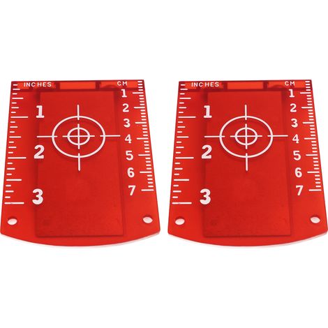 2 Stück Laserzielscheibe, gut sichtbare magnetische Laserzielscheibe aus ABS-Kunststoff (1/5)