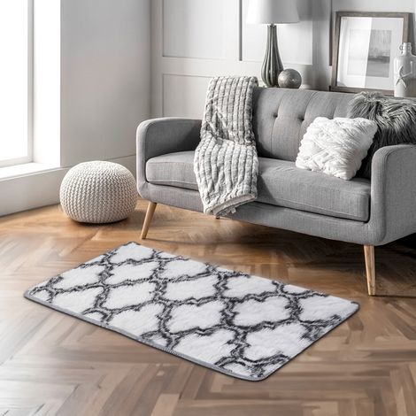 120cm Modern Geometric Indoor Shag Area Rug (1/5)