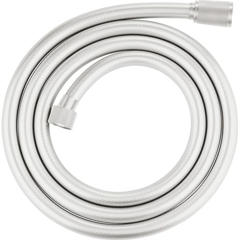 1 - Flexible De Douche - Tuyau Anti-torsion - Connexion Universelle G 1/2&34 - Surface Supersteel Durable Et Facile à Nettoyer - Pour Salle De Bain - Argent - 175x1,75cm (1/5)