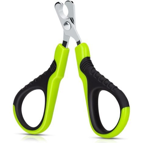 Ciseaux à ongles professionnels pour chats, lapins et petits animaux, coupe-griffes pour chats, ciseaux courbés en acier inoxydable, ciseaux coupe-griffes pour chats (1/5)