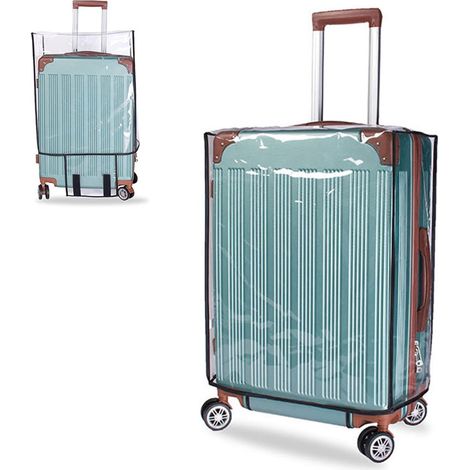 Housse de protection en PVC pour bagages, conçue pour protéger vos effets personnels pendant le transport  une solution portable pour les voyages d'affaires.-AquaForge (1/5)
