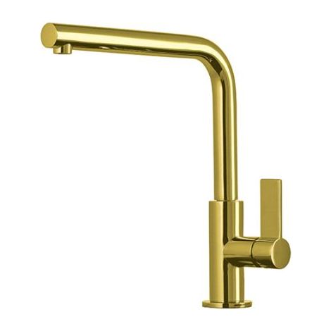 Foster Omega. Tipo di beccuccio: Standard, Colore del prodotto: Oro, Materiale del rubinetto: Ottone. Altezza sopra la superficie di fissaggio (max): 29,1 cm, Distanza tra foro di fissagg... - 8497700 (1/2)