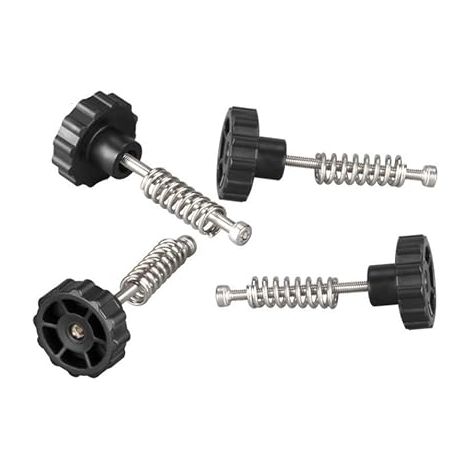 Lntyq 4 pièces kit de pièce d'écrou de fixation de réglage de la main de nivellement du lit chauffant vis M3x45 pour imprimante 3D