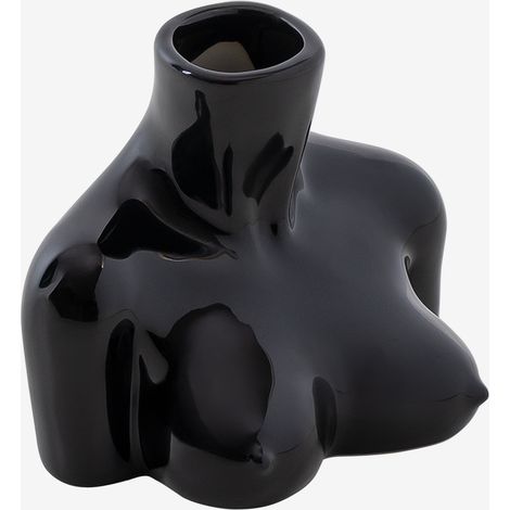 Vase en Céramique Aleska SKLUM Noir (1/5)