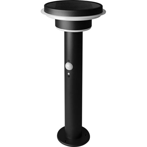 Ledvance – Lampadaire solaire à double cercle Endura Style – Acier inoxydable – 6 W – IP44 – Éclairage extérieur économe en énergie – 720 mm de hauteur (1/10)