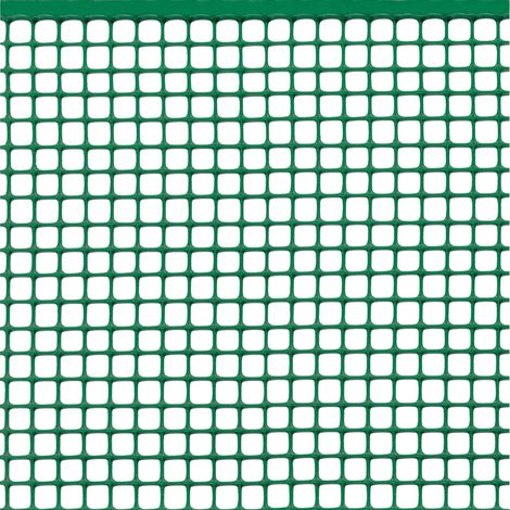 RETE DI PROTEZIONE PER BALCONI 'QUADRANET' mt. 1 x 5 - (maglia 10 x 10 mm) colore verde  - SIDEX