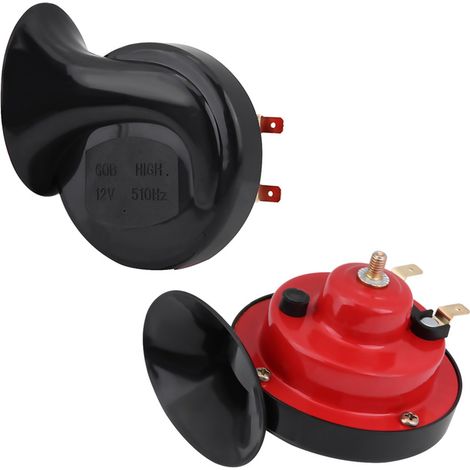 Paire d'avertisseurs sonores double ton 12V 135dB pour voiture, camion, bateau, moto - klaxon puissant universel (1/5)