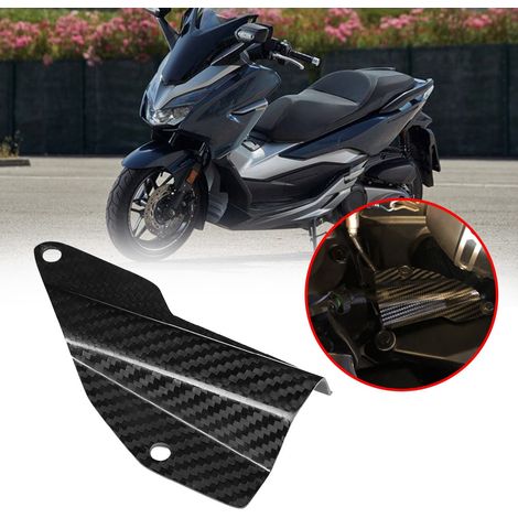 Protège-réservoir moto en fibre de carbone, habillage tube essence FORZA300 Honda 2018, couvre-conduit carburant, garniture réservoir premium (1/5)