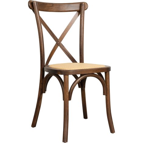 Moderner stapelbarer Küchenstuhl aus Holz Rattan für Esszimmer und Wohnzimmer Vintage Thonet Rustikale Restaurantstühle