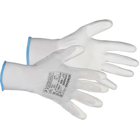 Handschuhe ST BROTULA White 11/XXL, Gartenhandschuhe, weiß, mit Blister