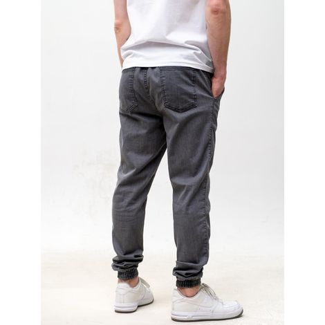 Jeans da jogging da uomo Urban City Classic M grigi con coulisse (1/5)
