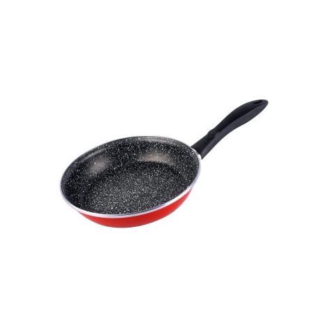 Magefesa K2 Rojo sartén Ø28, acero esmaltado vitrificado, en rojo, inducción (1/5)