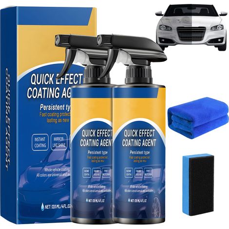 Sopami Quick Effect Coating Agent Lot de 2 sprays de renouvellement pour voiture (1/5)