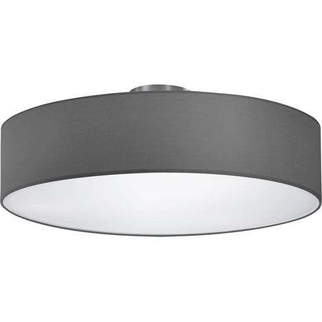 Plafoniera da Interno  E27 in Metallo Nickel Opaco