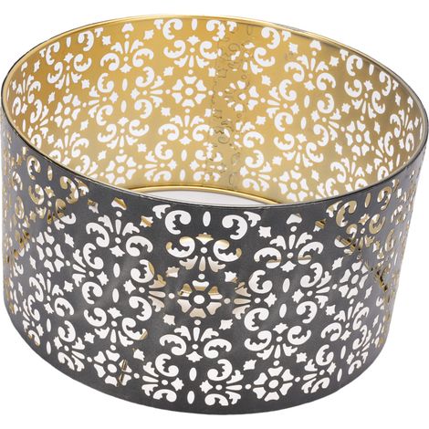 Abstrape Lampadaire à Motif de Fleurs Creux, Apparence élégante Charme Vintage Esthétique en Métal à Lampe Creux de Lampe pour E27 E14 Lumière à Douille (1/5)