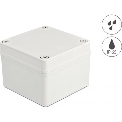 Delock Carcasa de instalaciÃ³n IP65 impermeable 100 x 100 x 75 mm gris