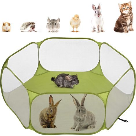 Small Animal Playpen, Waterproof Tent, Steel Frame, Outdoor Fence, Chick/Rabbit (1/5)