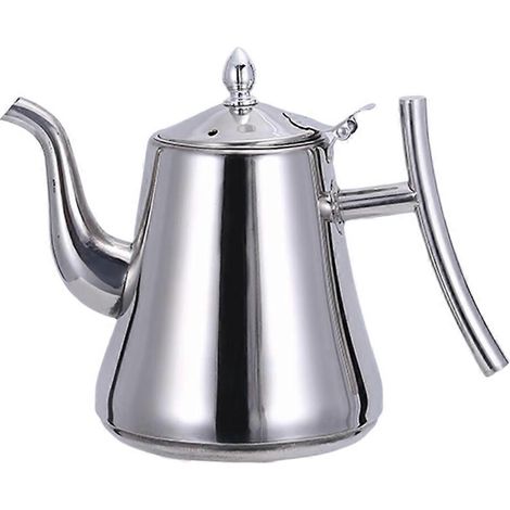 Bouilloire avec filtre en acier inoxydable épais, cafetière, compatible avec les plaques à induction professionnelles, 1,5 L (1/5)