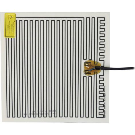Thermo TECH polyester Feuille chauffante autocollant 230 V 10 W Indice de protection IPX4 (L x l) 210 mm x 205 mm