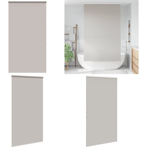 vidaXL Store enrouleur de douche avec cassette largeur du tissu 136 cm (1/5)