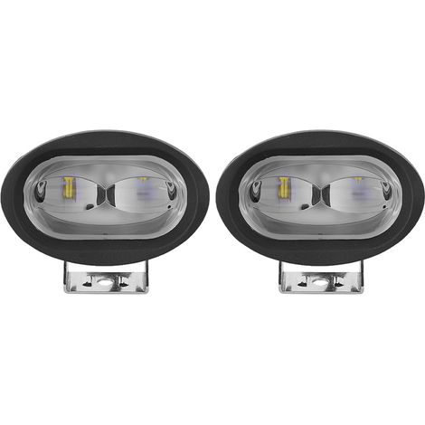 Phare de travail/phare longue portée à LED pour véhicule, étanche IP67, lentille 6D, 20 W (1/5)
