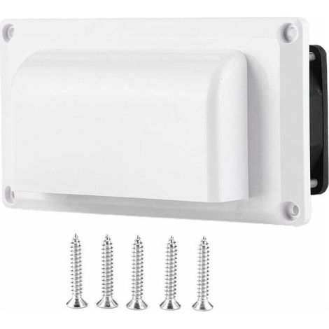 Ventilateur 12V Silencieux pour Camping-Car, Grille d'Aération Latérale Intérieure avec Vis de Fixation (1/4)
