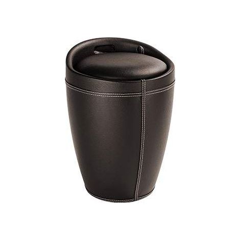 Cesto portabiancheria in ecopelle Capannoli Egg EG190M  Marrone (1/4)