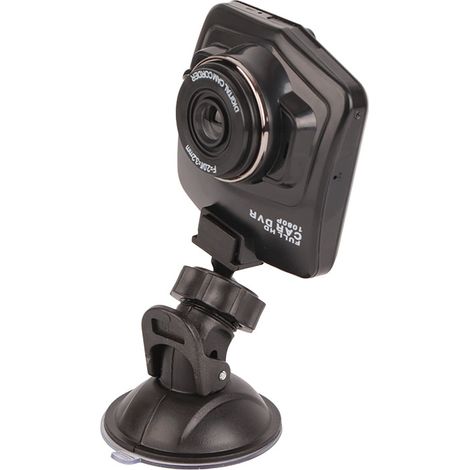 Caméra embarquée voiture noire avec vision nocturne, assistance au stationnement, enregistrement audio et vidéo, dashcam avant pour véhicule (1/4)