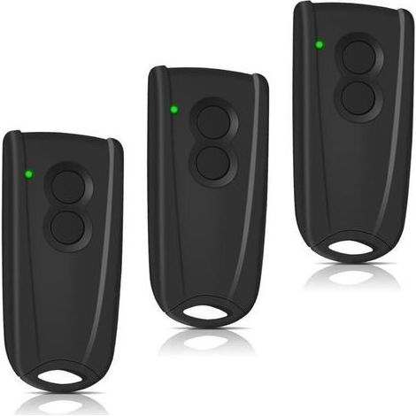 433,92 MHz Fernbedienungs-3er-Pack für Hormann EcoStar, Liftronic und Portronic D2500, D5000 und S4000 Garagentore – Grüne Kontrollleuchte (1/5)