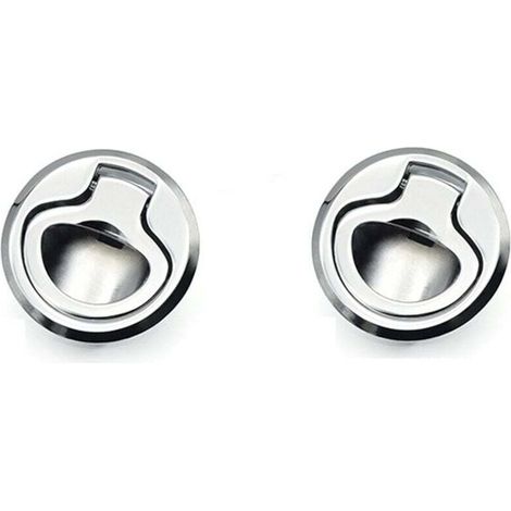 2pcs Marine Hinge 316 Stainless Steel Rotating Handle for Marine Door Cabinet MUMU (1/4)