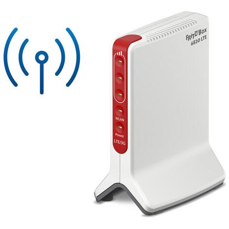 AVM FRITZBox 6820 LTE v3 Router Gigabit inalámbrico 4G/LTE de banda única N450 con ranura SIM integrada