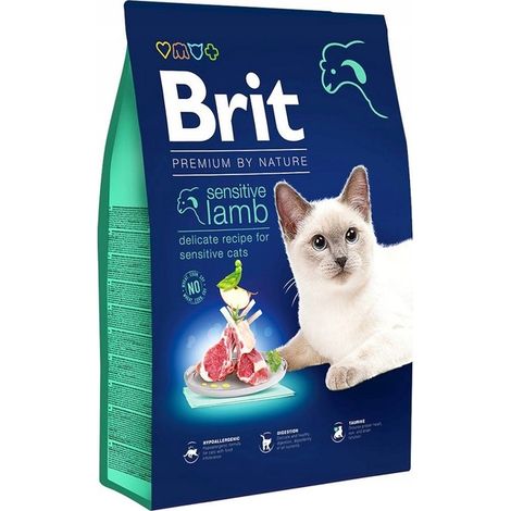 BRIT PREMIUM BY NATURE SENSITIVE LAMB CAT 8 KG