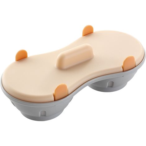 Orange Creative Microwave Steam Egg Mold Box (1/5)