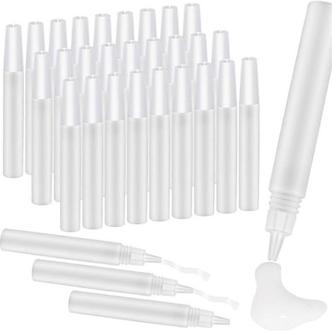 Lot de 50 stylos à colle blanche pour les arts, séchage rapide - Application précise - Fournitures scolaires (1/5)