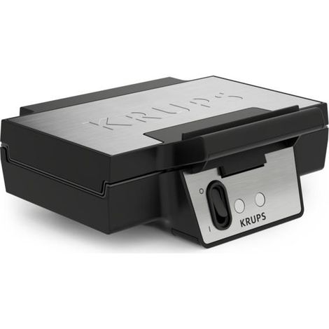 Krups FDK261 Waffeliera elettrica nera e inox
