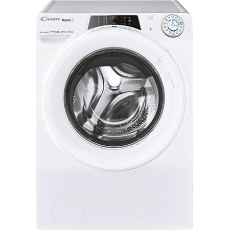 Candy – Lave-linge séchant 8kg – Capacité de séchage 5kg – Classe énergétique D – Vitesse d'essorage 1400trs/min – Niveau sonore 76dB – Connecté