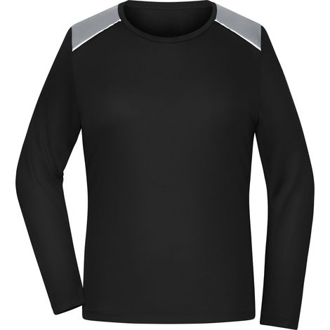 James & Nicholson Running Langarmshirt Damen JN1385 Gr. 2XL black