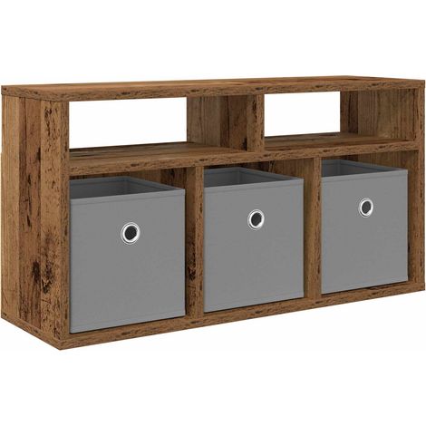 Maison Exclusive - Lowboard mit Schubladen Altholz 72 x 22,5 x 38