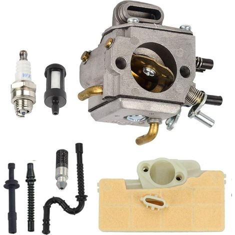 Compatible avec le kit de carburateur de tronçonneuse pour MS290 MS310 MS390 029 039 avec kit de réalimentation de conduite de carburant de filtre à air (1/3)